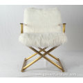 Jodi White Sheepskin Chair